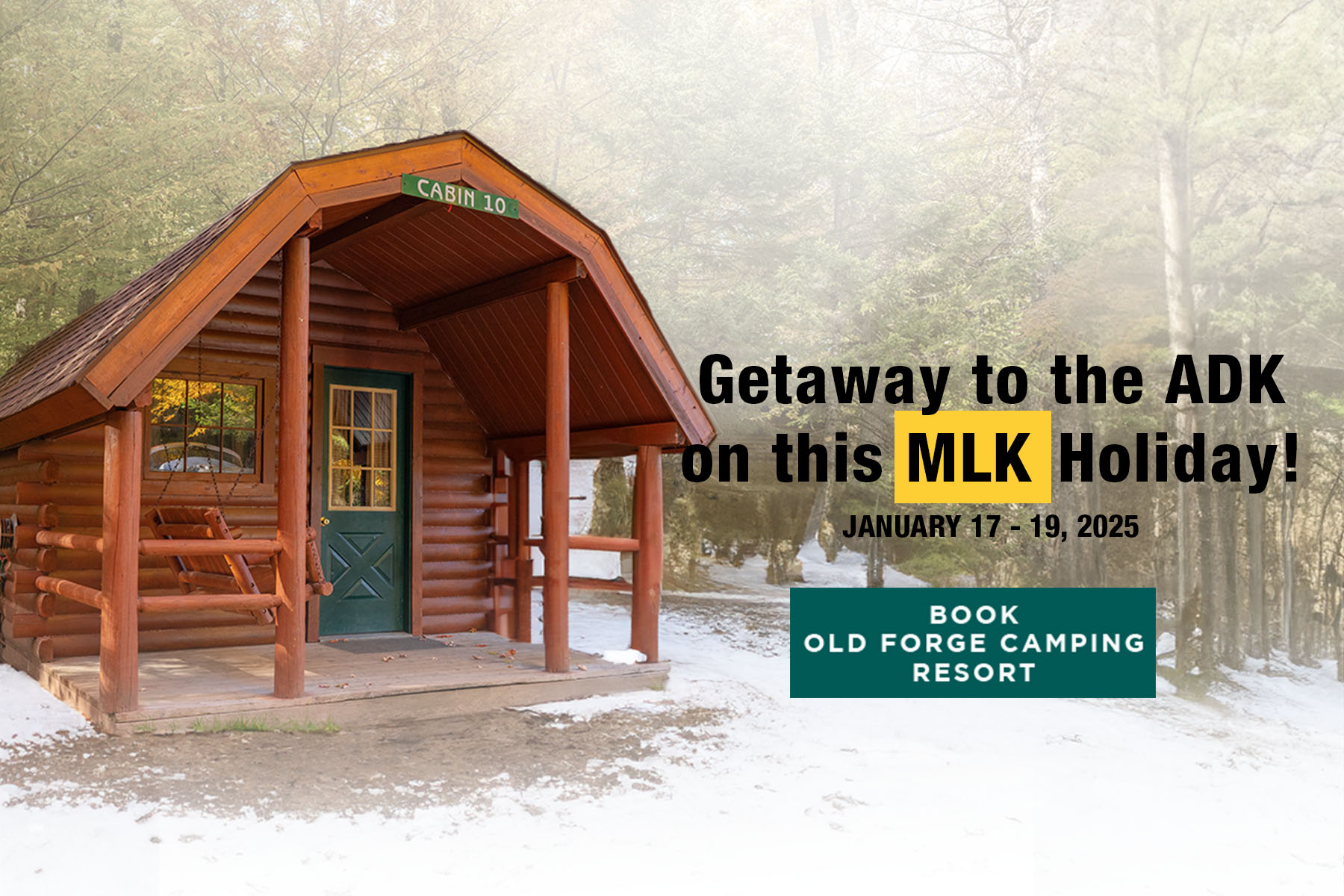 Martin Luther King Holiday Weekend Getaway at OFCR